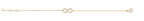 Breichled Aur Melyn 9ct