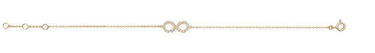 Breichled Aur Melyn 9ct