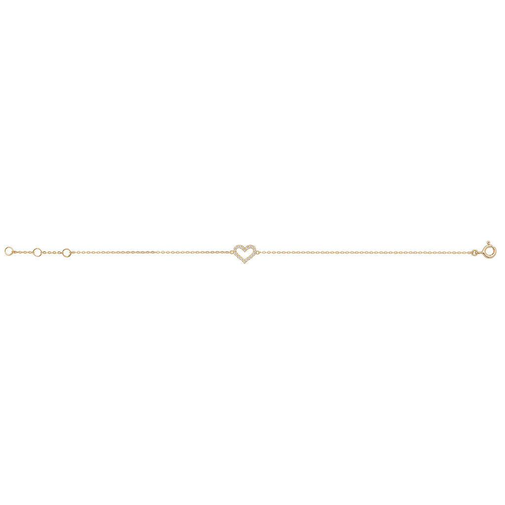 Breichled Aur Melyn 9ct