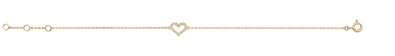 Breichled Aur Melyn 9ct