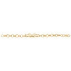 Breichled Menig Bocsio Aur Melyn 9ct