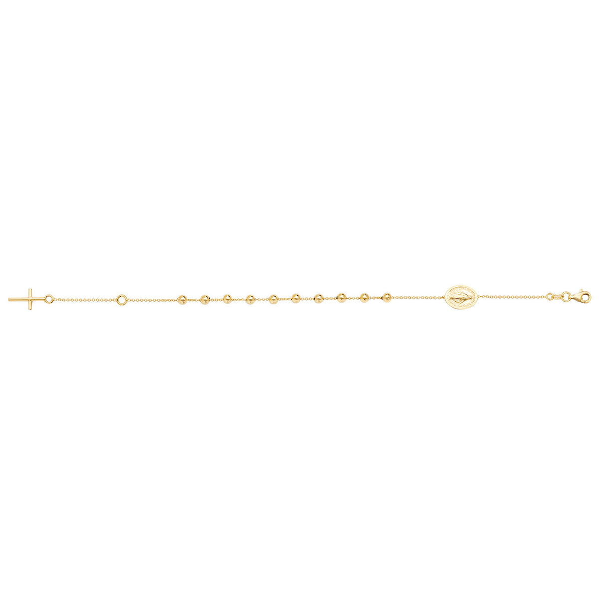 9ct Yellow Gold 7.5" Bracelet