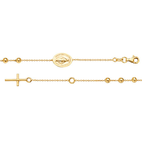 9ct Yellow Gold 7.5" Bracelet
