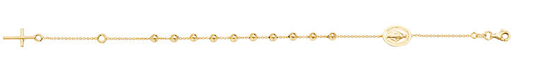 9ct Yellow Gold 7.5" Bracelet