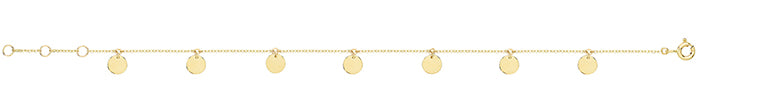 9ct Yellow Gold Charm Bracelet