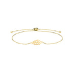 Breichled Aur Melyn 9ct