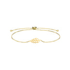 Breichled Aur Melyn 9ct