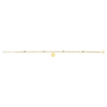 Breichled Swyn Aur Melyn 9ct