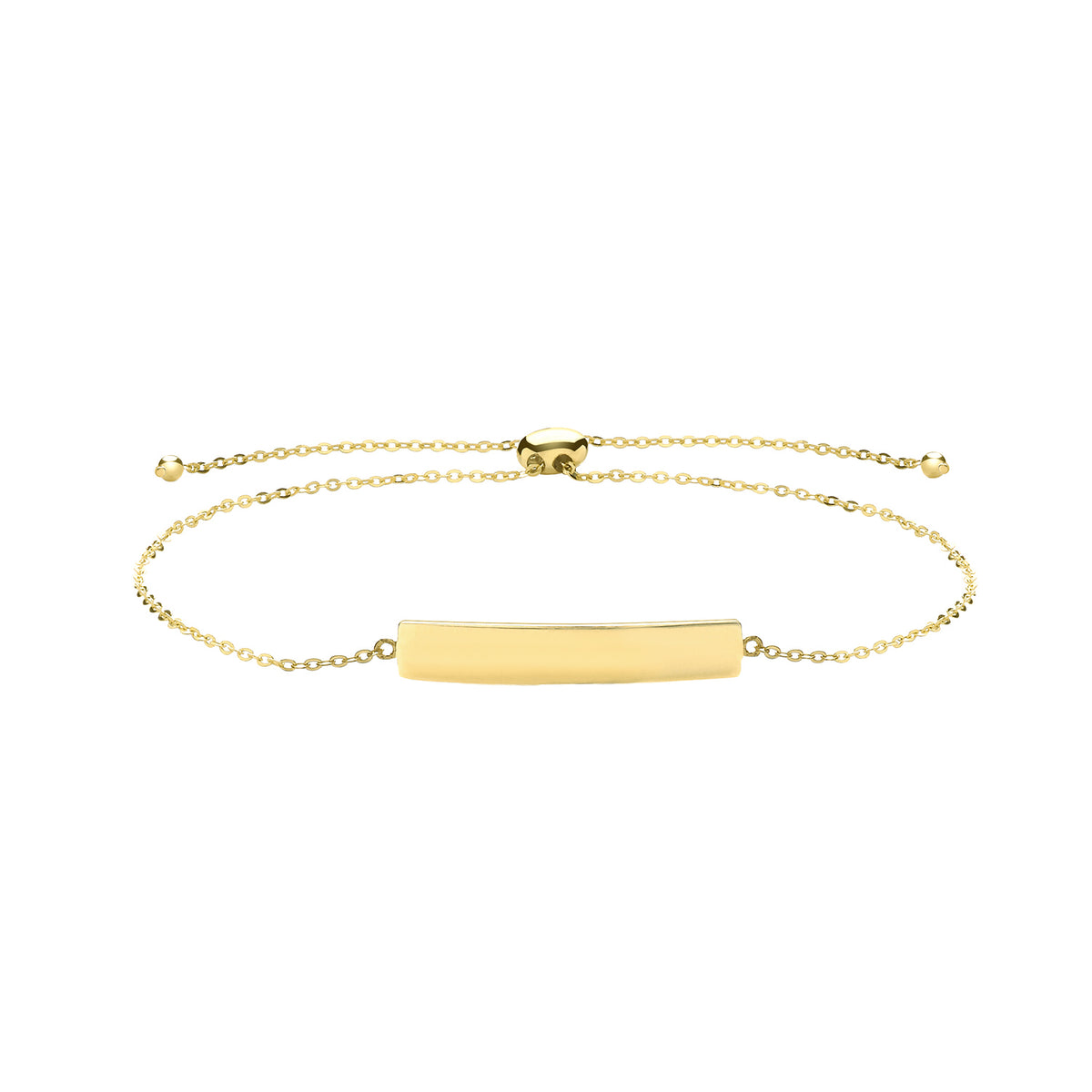 9ct Yellow Gold ID Bracelet