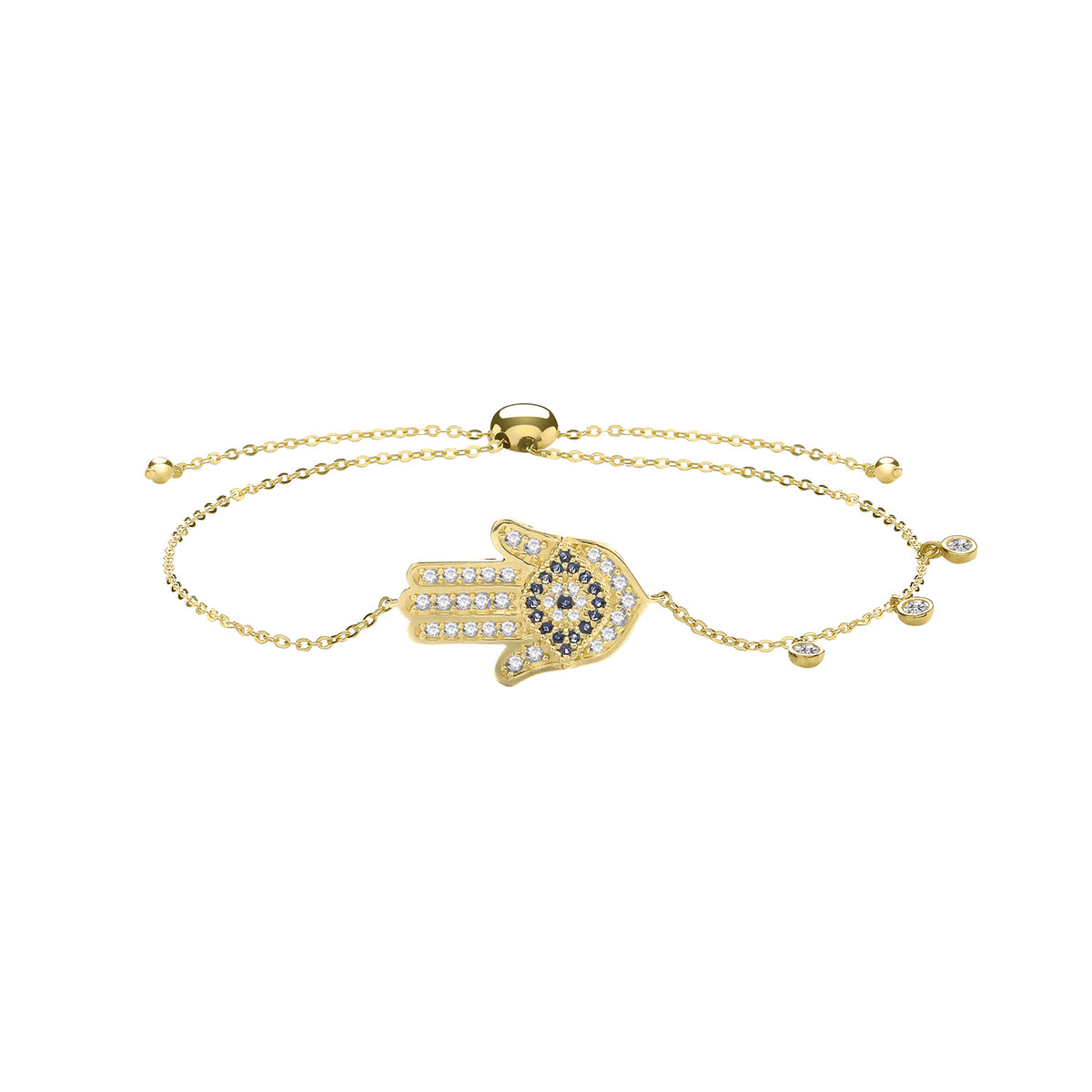 9ct White Gold Bracelet