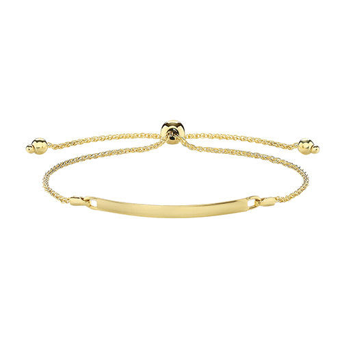 9ct Yellow Gold ID Bracelet