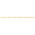 Breichled Aur Melyn 9ct 7.5"