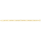 Breichled Aur Melyn 9ct 7.5"