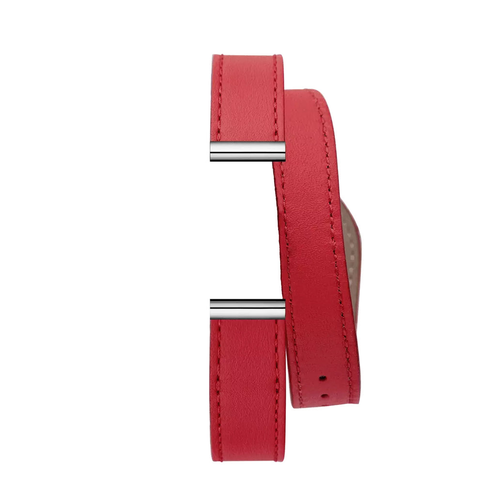 Strap Wraparound Lledr Coch i Ferched Antares Herbelin BRAC17048A79