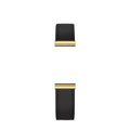 Strap Lledr Du Merched Herbelin Antares BRAC17048P23