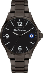 Ben Sherman Mens Watch with Black Dial and Black Bracelet BS058BM
