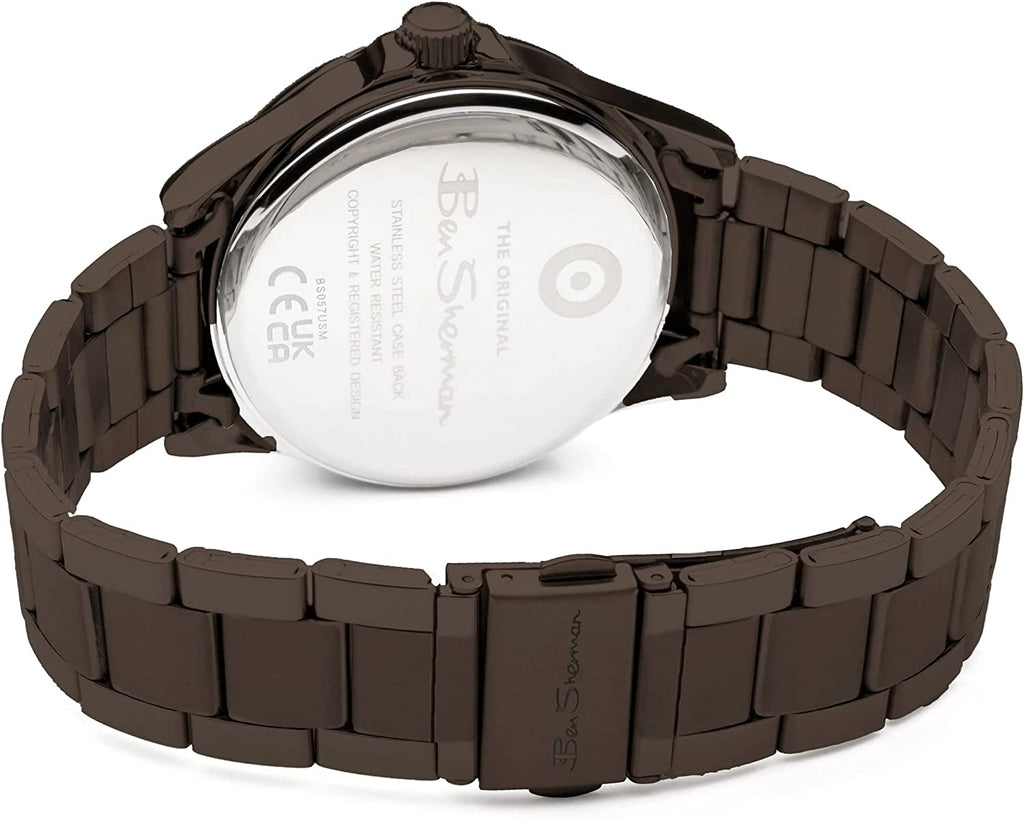 Ben Sherman Mens Watch with Black Dial and Black Bracelet BS058BM
