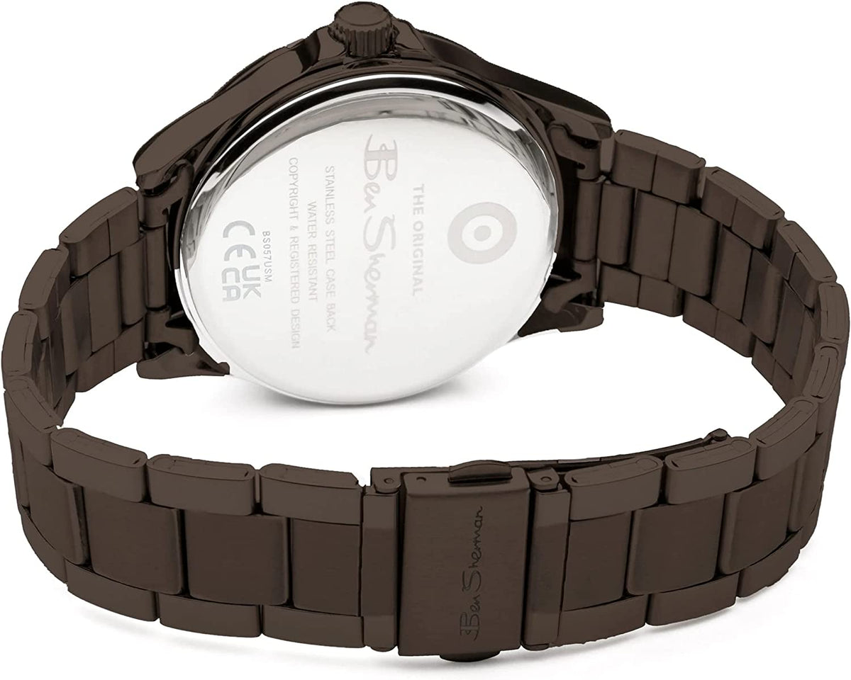 Ben Sherman Mens Watch with Black Dial and Black Bracelet BS058BM