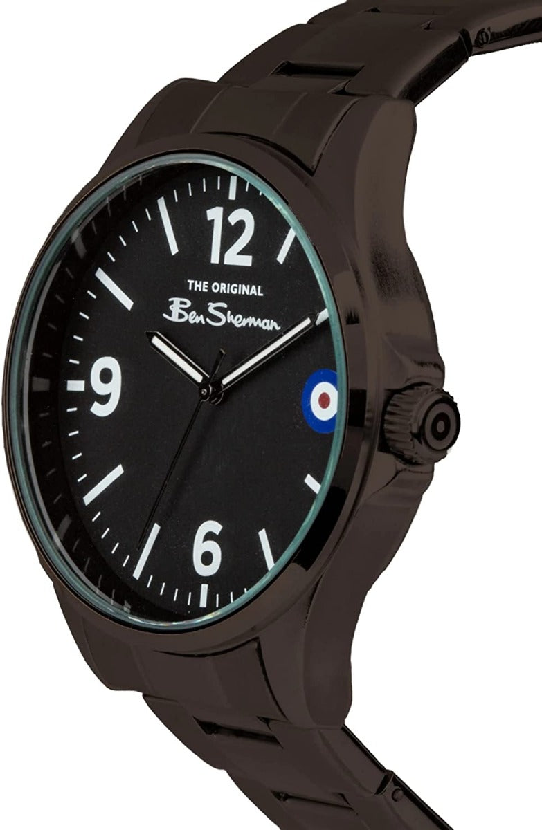 Ben Sherman Mens Watch with Black Dial and Black Bracelet BS058BM