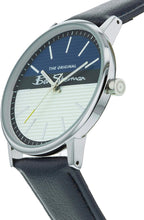 Gwylio Dynion Ben Sherman gyda Strap Lledr Llynges BS080U