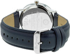 Gwylio Dynion Ben Sherman gyda Strap Lledr Llynges BS080U
