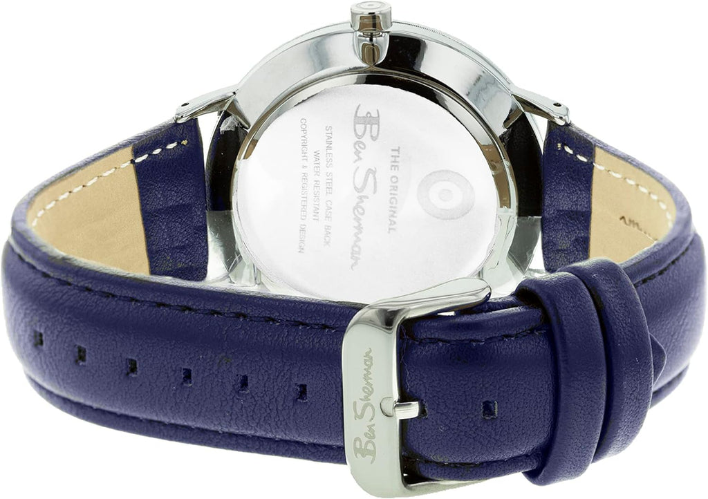 Ben Sherman Mens Watch with Blue Dial and Blue Strap BS085U