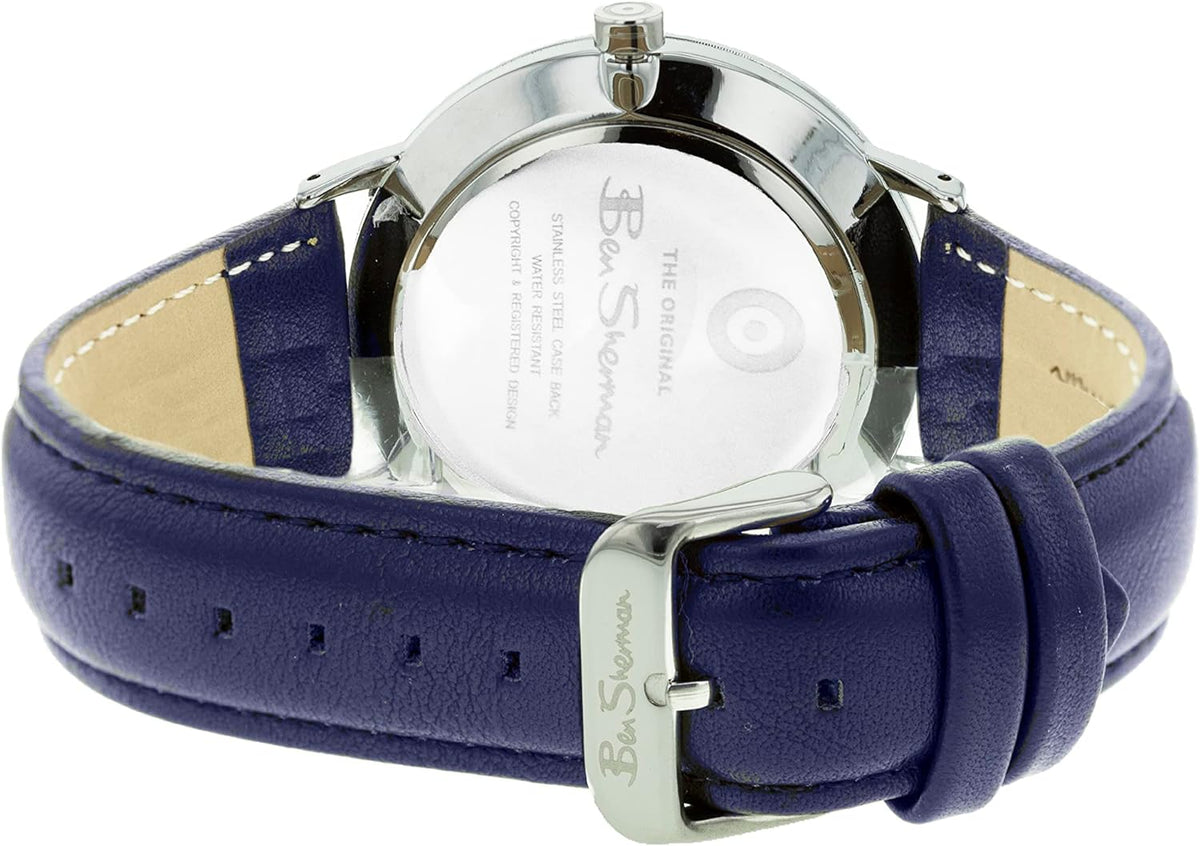 Ben Sherman Mens Watch with Blue Dial and Blue Strap BS085U