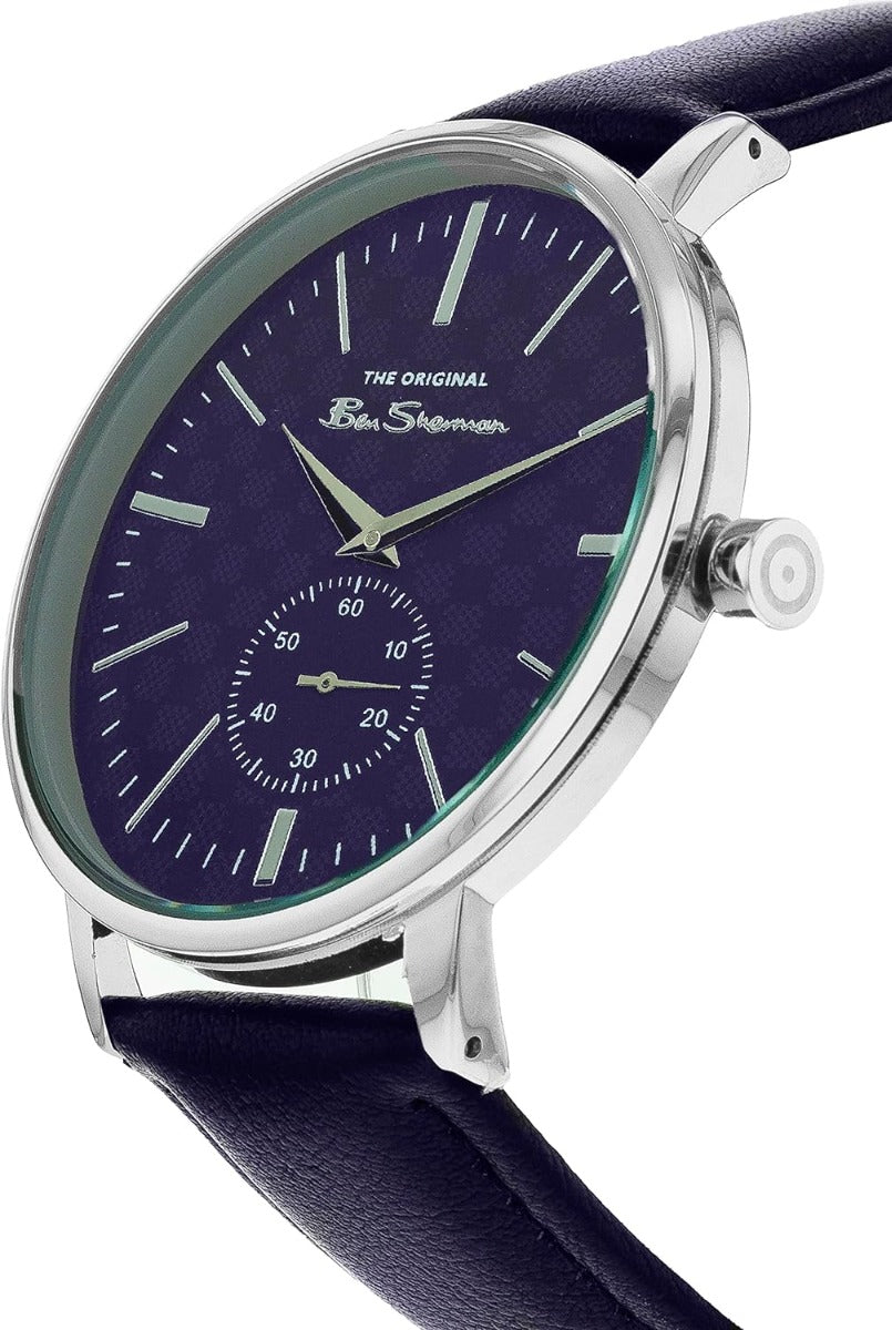 Ben Sherman Mens Watch with Blue Dial and Blue Strap BS085U