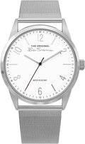 Ben Sherman Classic Mens Watch with White Dial and Silver Milanese Strap BS171