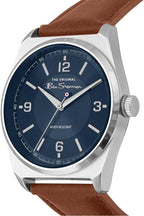 Ben Sherman Men's Watch with Blue Dial and Brown Strap BS195