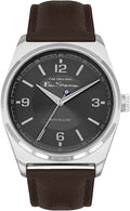 Ben Sherman Classic Mens Watch with Grey Dial and Brown PU Leather Strap BS196