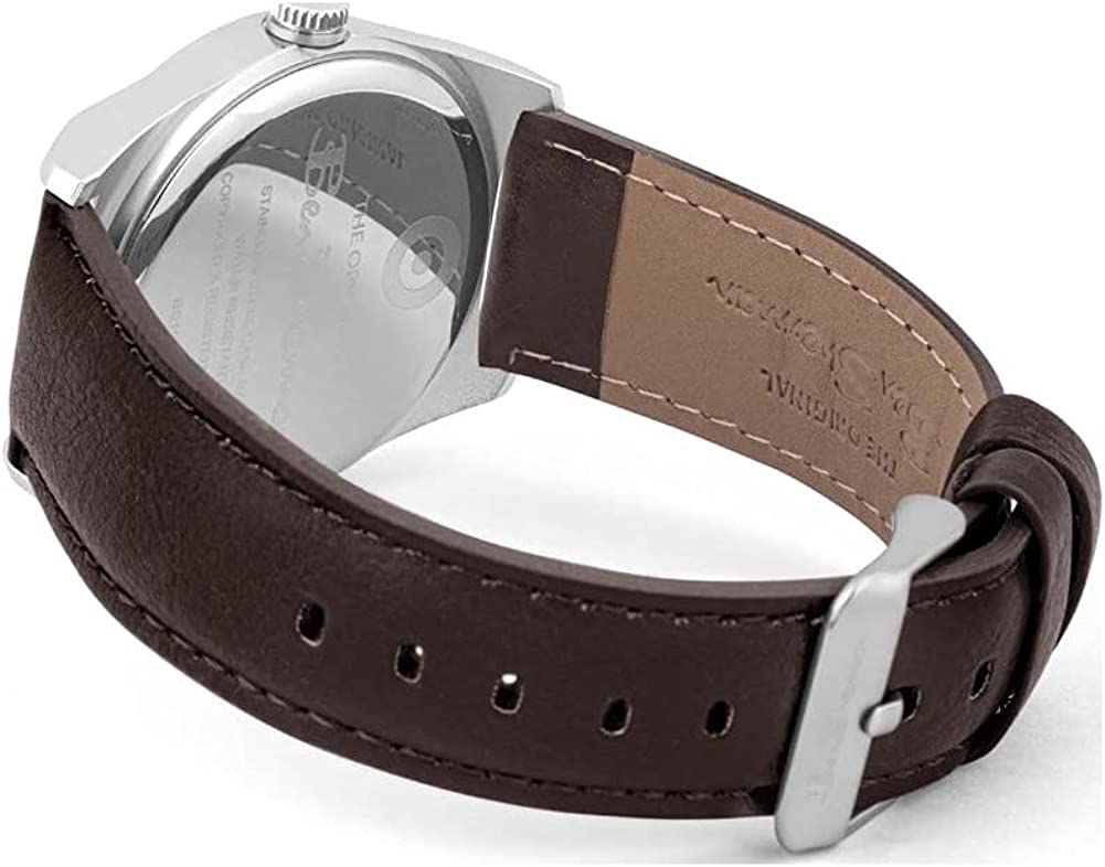 Ben Sherman Classic Mens Watch with Grey Dial and Brown PU Leather Strap BS196