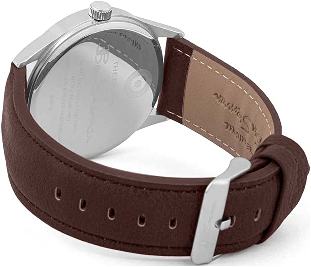 Ben Sherman Classic Mens Watch with White Dial and Brown Strap BS217