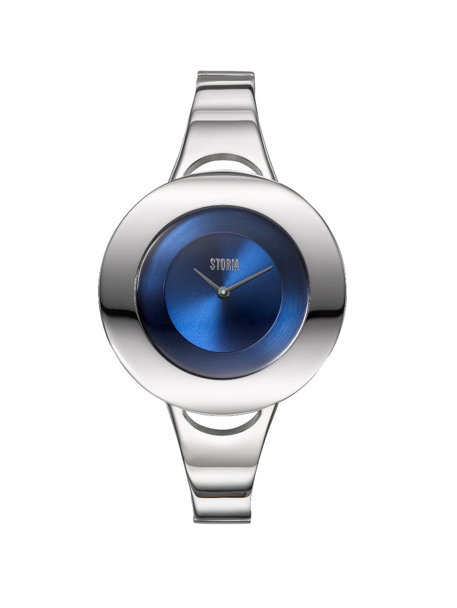 Storm Ladies Centro Watch gydag Atalfa Arian a Deial Glas 47449/B