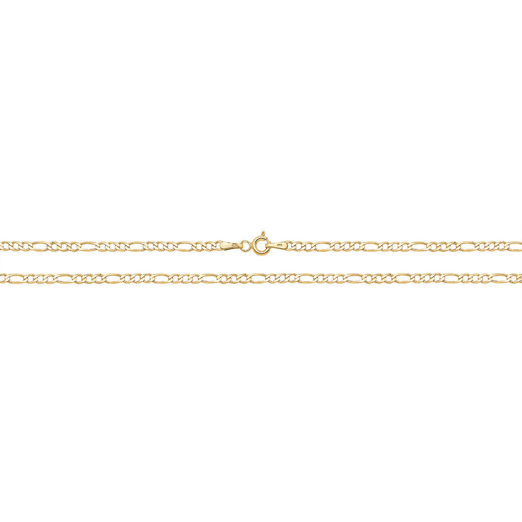 9ct Yellow Gold Figaro Chain