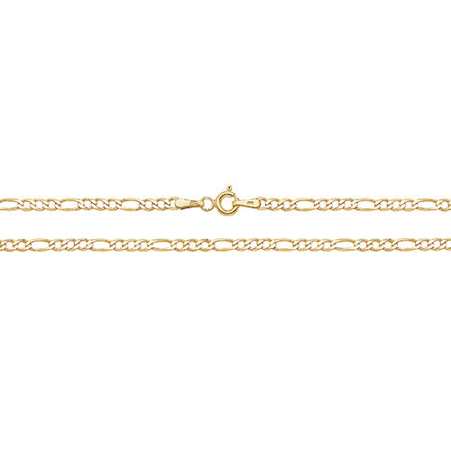 9ct Yellow Gold Figaro Chain