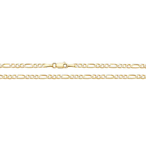 9ct Yellow Gold Figaro Chain