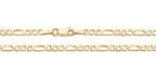 9ct Yellow Gold Figaro Chain