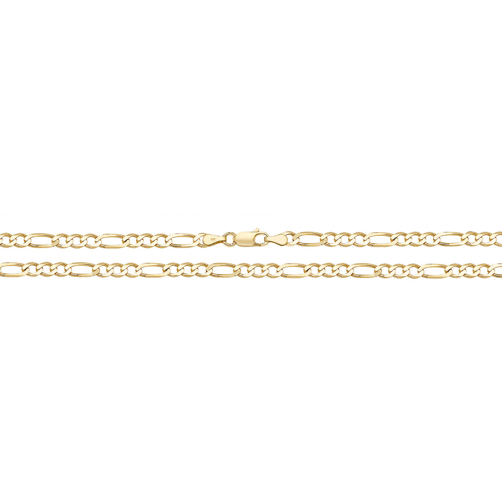 9ct Yellow Gold Figaro Chain