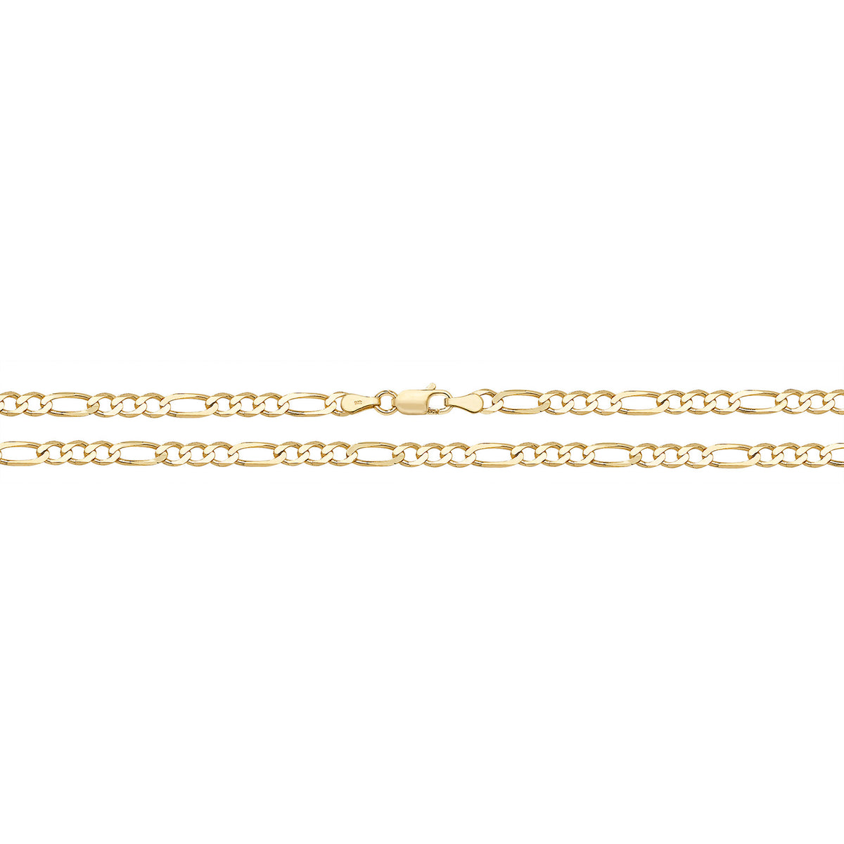 9ct Yellow Gold Figaro Chain