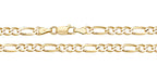 9ct Yellow Gold Figaro Chain