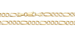 9ct Yellow Gold Figaro Chain
