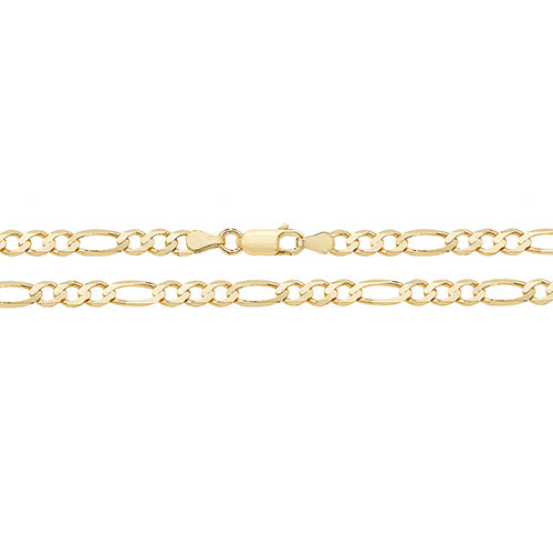 9ct Yellow Gold Figaro Chain