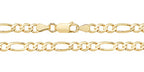 9ct Yellow Gold Figaro Chain