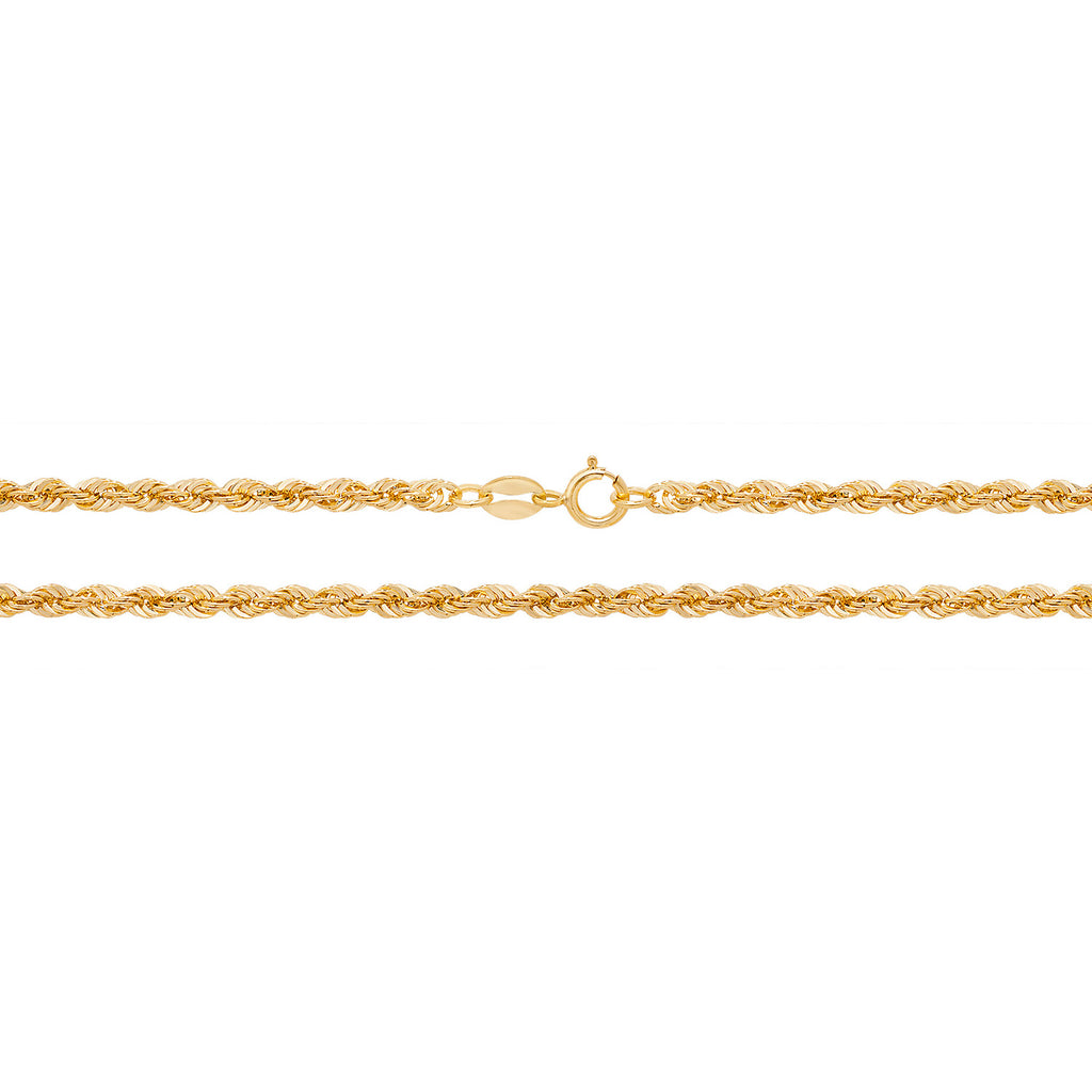 9ct Yellow Gold Rope Chain