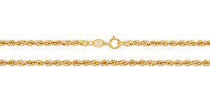 9ct Yellow Gold Rope Chain