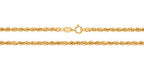 9ct Yellow Gold Rope Chain