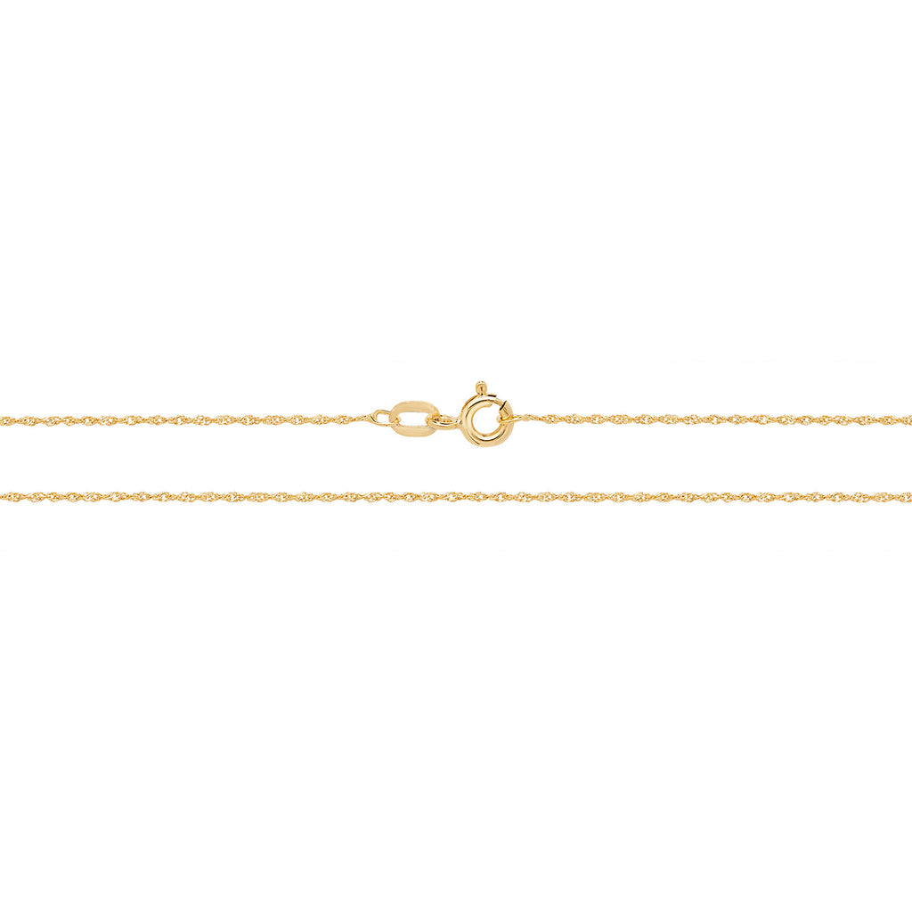 9ct Yellow Gold Rope Chain