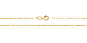 9ct Yellow Gold Rope Chain
