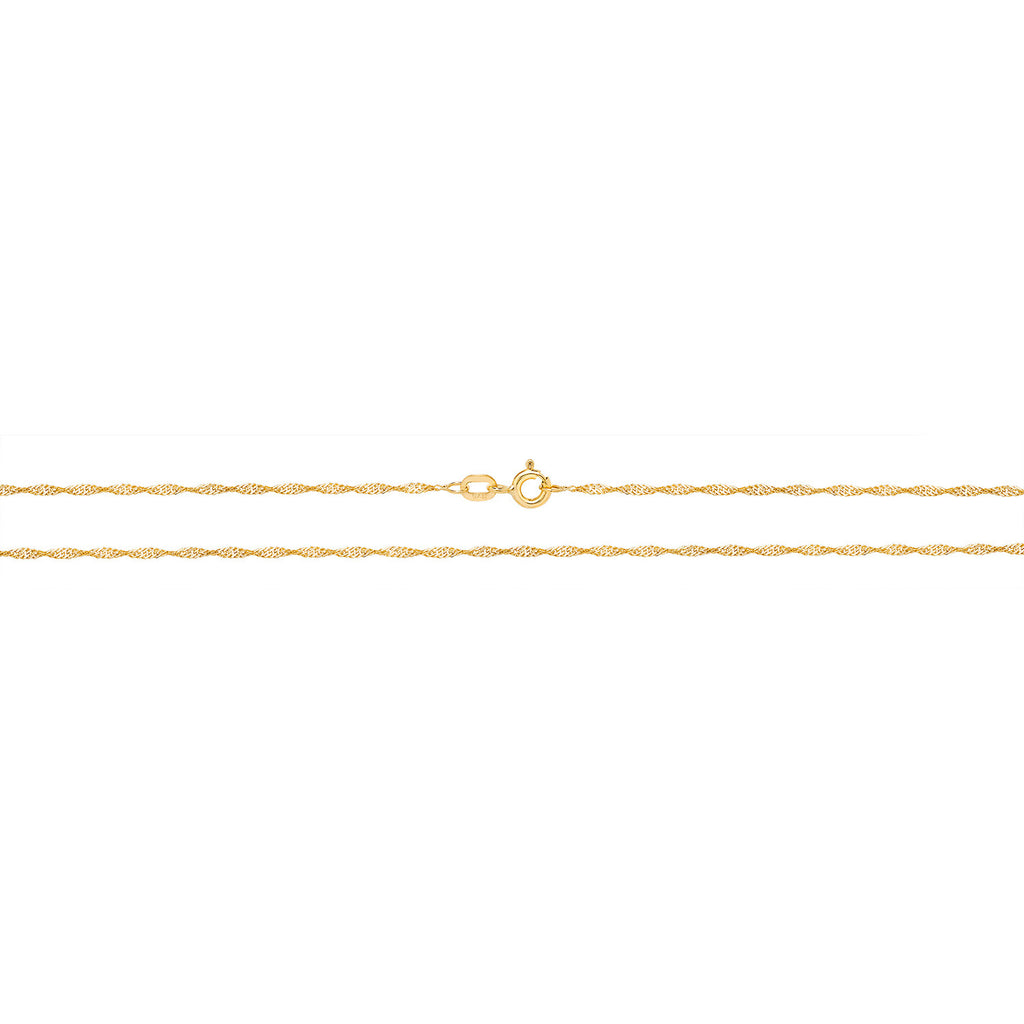 9ct Yellow Gold Rope Chain